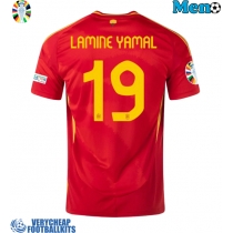 Spain Lamine Yamal #19 Replica Home Shirt Euro 2024 Short Sleeve